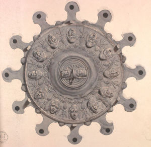 Cast of a Roman bronze lamp