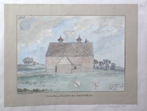 [The Oast House at Preston Hall in Kent. Archaeol. Vol. XIII p. 108]