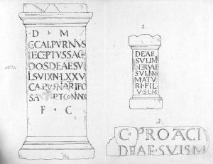 Roman altar from Bath